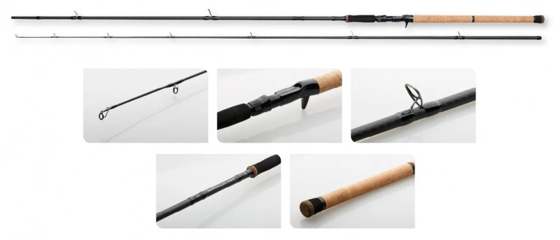 DAM Nanoflex Pro+ Salmon Ace 12'/3.60m MF 50-150g/XXH 2 DAM Nanoflex Pro+ Salmon Ace 12'/3.60m MF 50-150g/XXH - Afbeelding 2