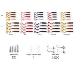 Savage Gear Pro Grub Kit 52pcs -Vis Lijn Pro Verkoopwinkel 74322 2