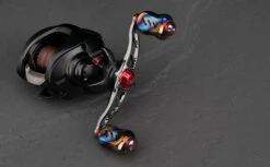 Gomexus Crank Handle W/Titanium Galaxy Knob -Vis Lijn Pro Verkoopwinkel BS100T22GDX2r 3