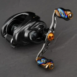 Gomexus Crank Handle W/Titanium Galaxy Knob -Vis Lijn Pro Verkoopwinkel BS100T22GDX2r 4