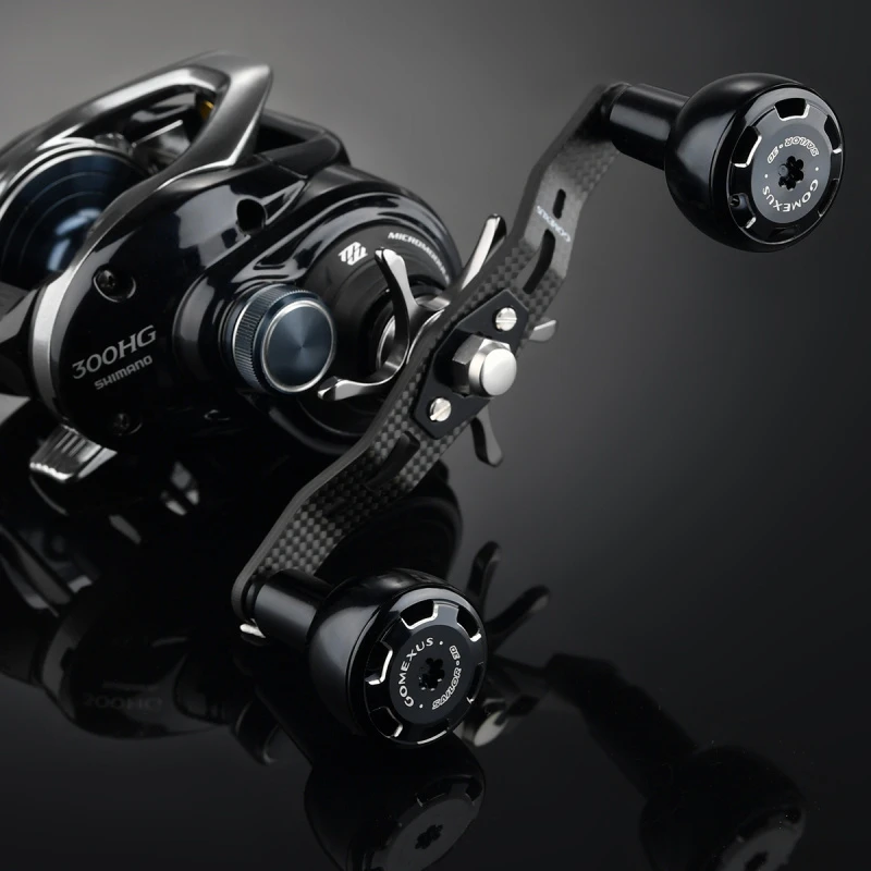 Gomexus Carbon Fiber Double Handle With CNC Knob 2 Gomexus Carbon Fiber Double Handle With CNC Knob - Afbeelding 2