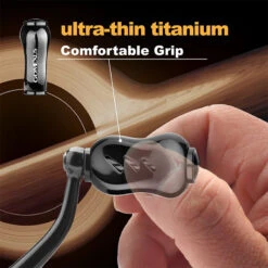 Gomexus Smoke Jedi Series 22mm Titanium Knob - Smoke -Vis Lijn Pro Verkoopwinkel T22STSK 4